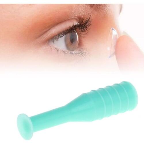 Contact Lens Stick Sucker Suction Cup Silicone Lenses Care Useful Remove Portable Travel Mini Insert Removal Tool Gel Silicone