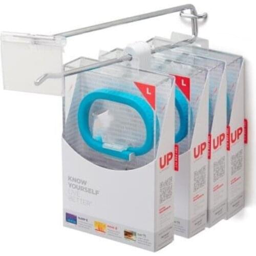 Sold In Pack Of 500 Pcs Retail Store EAS System White Color Abs Anti Theft Hooks Tag 5 Pieces Magnetic Open Handkey