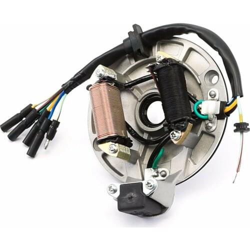 Ignition Magneto Stator Rotor 6 Poles Coil CDI 110cc 125cc 140cc Engine Pit Dirt Bike ATV