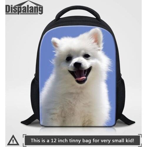 Animal Dog Puppy Pug Kids Backpack For Kindergarten 12 Inch Mini School Bags For Girl Boy Mochila Children Casual Bagpack Rugtas