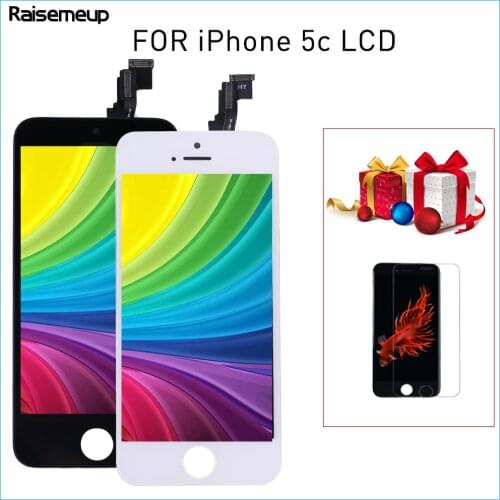 AAA Quality Touch Capacitive Screen Digitizer Assembly For iphone 5c Replacement LCD for A1456 A1507 A1516 A1529 A1532 display
