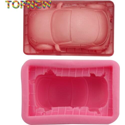 Car silicone mould 3D fondant cake mould soap mold sugar cake mould chocolate jelly mold handmade cake decorating tools C2346