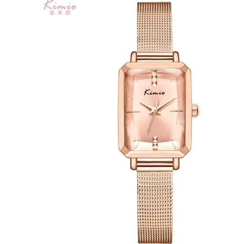 Kimio K6376S Style Elegant Fashion Women Watches Luxury Quartz Wristwatches Case Bracelet Strap relogio feminino Free Shipping