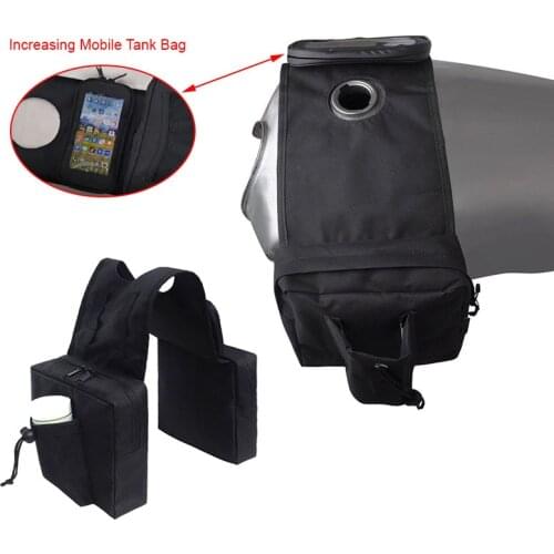 Motorcycle ATV Bag Tank Bags SaddleBag Mobile Fuel Tank Cup Holder For Polaris Dirt Quad Bike Bag Ski Oxford Cloth