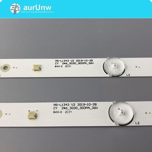 580mm LED Backlight strip 6 lamps For Tv JL.D32061330-081AS-M FZD-03 E348124 MS-L1343 L2202 L1074 32LES78T2W