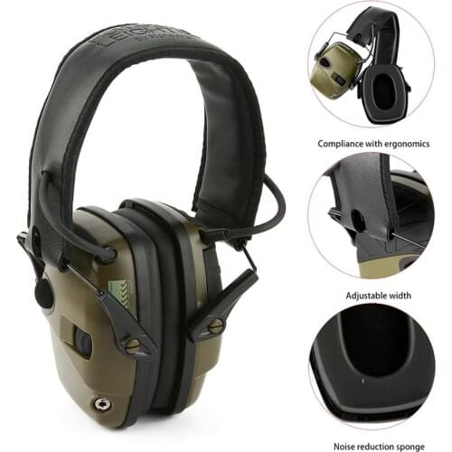 Tactical Electronic Shooting Earmuff Outdoor Sports Anti-noise Headset Impact Sound Amplification Hearing Protective Headset