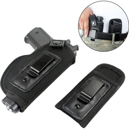 Tactical Gun Concealed Carry IWB Holster Fits S&W M&P Shield for Glock 19 26 27 29 30 33 42 43 Ruger LC9 & All Similar Handguns