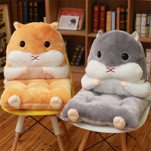 Comfortable Soft Seat Back Cushion Pink Grey Chair Sofa Cushion Leg Lumbar Support Office Chair Bedroom Cushion Home Nap Pillow