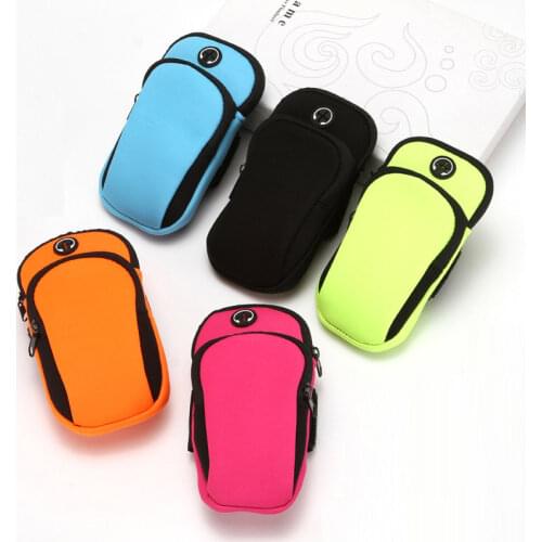 Universal 6'' Waterproof Sport Armband Bag Running Jogging Gym Arm Band Outdoor Sports Arm Pouch Phone Bag Case Cover Holder