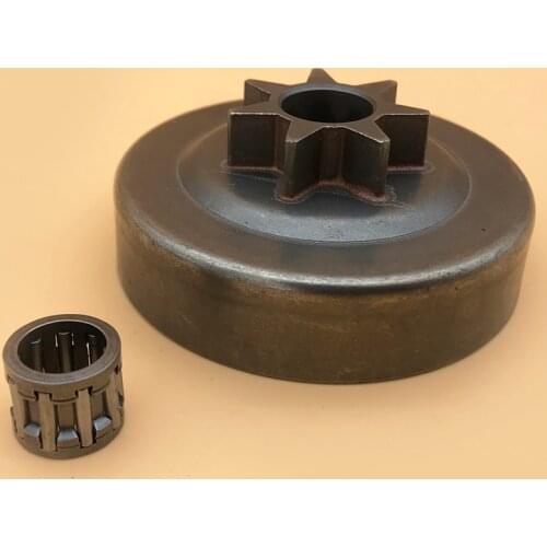 HUNDURE .325" 7T Clutch Drum Sprocket Bearing For Husqvarna 240 235 235E 136 137 141 142 36 41 Chainsaw Parts 530069342