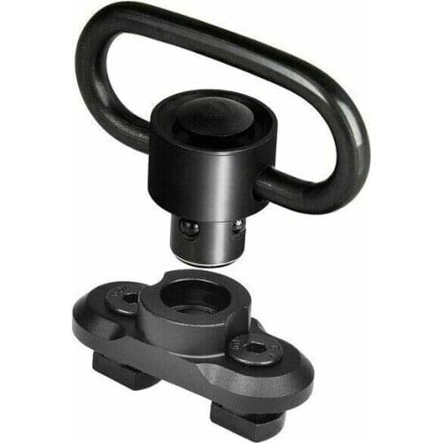 1.25Inch Hunting Quick Release Sling Mounts Swivel Stud QD Side Hanging Strap Loop Adapter Rail Mount Fishbone Fastening Buckle