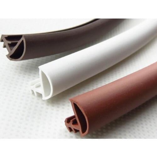 10*3.5mm 5Meters/lot Modified rubber sealing strips crash soundproof door thong strip wooden door/ window sealed slot type