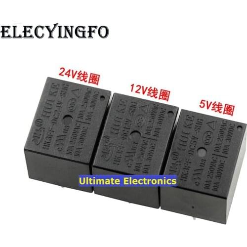 10pcs HK3FF-DC5V-SHG HK3FF-DC12V-SHG HK3FF-DC24V-SHG T73 relay