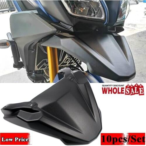 10PCS Front Tire Mudguard Beak Nose Cone Extension Cover Extender Cowl For Yamaha MT-09 FZ-09 MT09 Tracer 900 GT FJ-09 MT FZ 09
