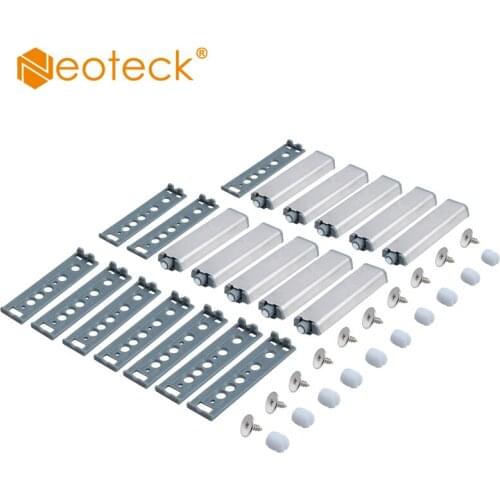 Neoteck 10 Pcs Cabinet Latch Door Drawer Push To Open System Damper Buffer Catch Kits Door Stop Accessories Cabinet Latch Door