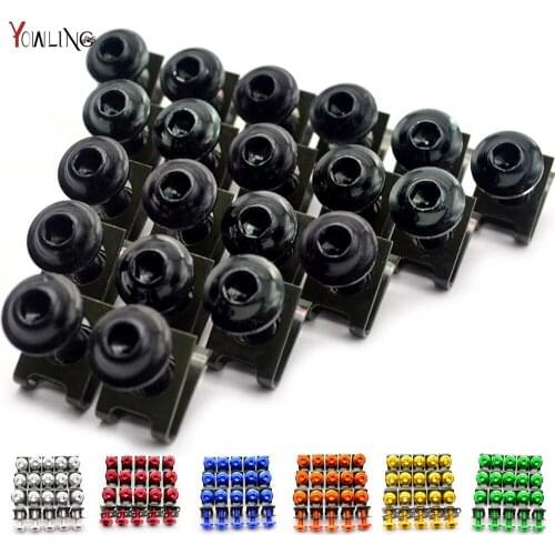 20pcs 6mm Motorcycle accessories fairing screw bolt screw FOR YAMAHA YZF R1 R6 R3 2005 2006 2007 2008 2009 2010 2011 2012 2013