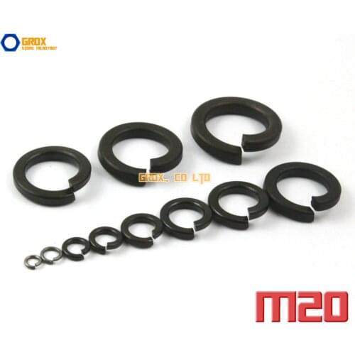 20 Pieces M20 8.8 Grade Alloy Steel Spring Washer Split Lock Washer