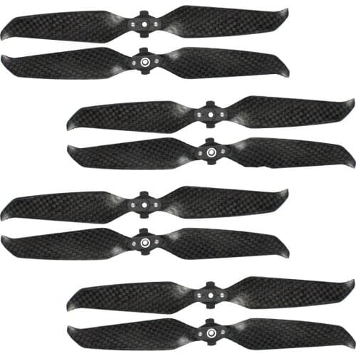 4 pairs Low Noise Carbon Fiber Props 7238F Propellers for DJI Mavic Air 2 Drone Accessories