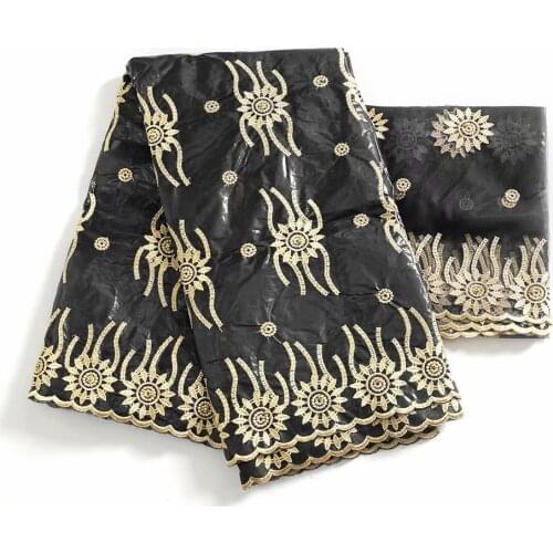 Afrianc Bazin Riche Fabric 2021 High Quality Guinea Brocade Fabric Cotton Basin Riche Brocade Latest Bazin Brode 5+2yards/lot