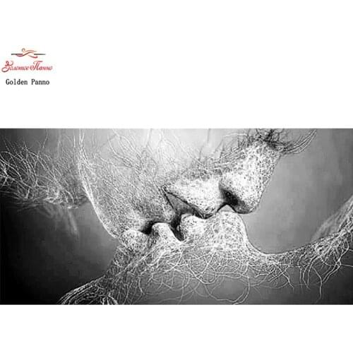 5D DIY diamond painting "men women water art" embroidery full square diamond cross stitch rhinestone mosaic decor paint