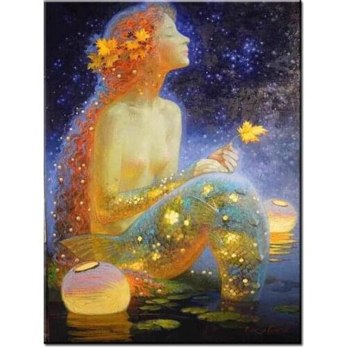 Diamond Painting Cross Stitch Crystal 5D Diamond Mosaic Full Square Rhinestone Diamond Embroidery Mermaid Crafts Home Decor