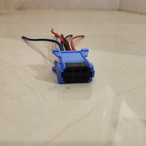 Car air conditioner blower resistance plug connector with wire for Peugeot 307 308 408 For Citroen C-QUATRE