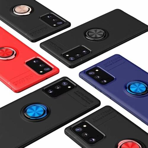 Suitable for Samsung S20 FE S20 Ultra S20 protective sleeve magnetic ring bracket soft shell suitable for Samsung Note 20 Ultra