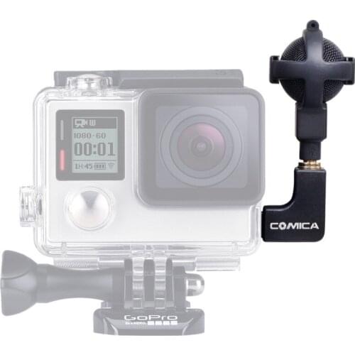 COMICA CVM-VG05 Ball-shaped Stereo Video Microphone Interview Microphone for GoPro Cameras Hero 3 3+ 4 5