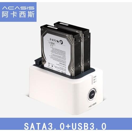 ACASIS BA-12US SATA3 Hard Drive Docking Station for 2.5 inch or 3.5 inch HDD Enclosure Cloning Duplicator Box USB 3.0