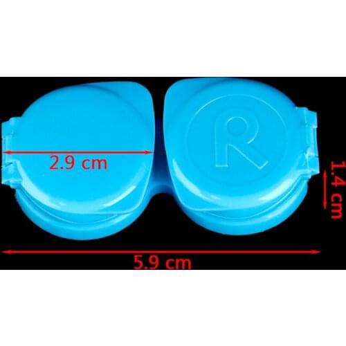 Double Contact Lenses Box Contact Lens Case For Holder Container Contact Lenses Tweezers Wholesale Travel Kit Candy Color
