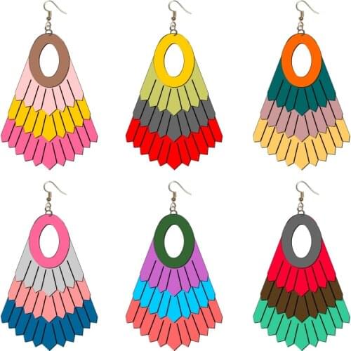 New Earring Wooden Die Scrapbooking C342-10 Cutting Dies Multiple Sizes Compatible With Most Die Cutting Machines