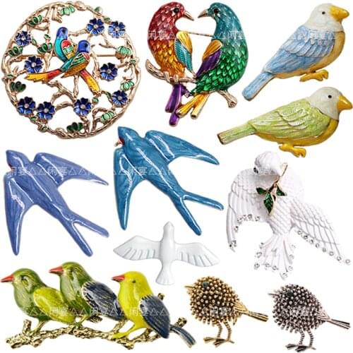 Броши птица на одежду ILYSY China At AliExpress