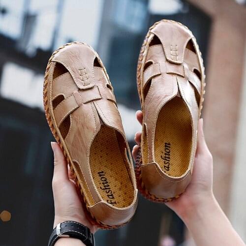 Mens wear flip shoes for mujer playa couple sandals slippers sport beach man leather fashion hombre sandalias mens men flops