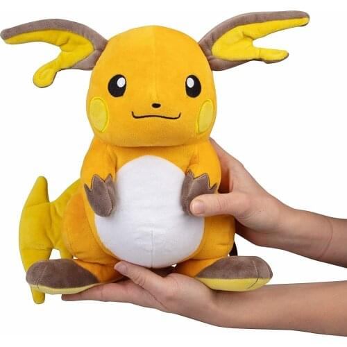 Pokemon Raichu Plush Stuffed Animal Toy - Large 12" Toy Gift
