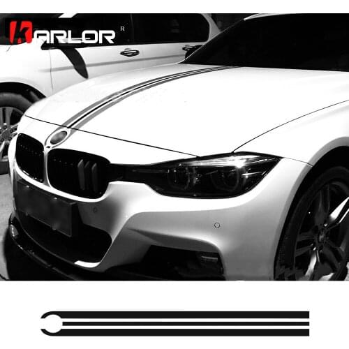 130*12.1cm Personality Car Hood Stickers And Decals for BMW E46 E90 E60 E39 E36 F10 F30 F20 E87 X5 E70 E53 E30 E92 E34 G30 E91