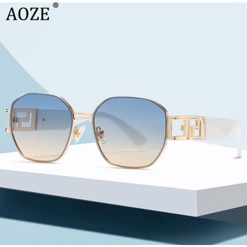 2021 new fashion luxury mens retro unique sunglasses womens polygonal sunglasses womens gradient sexy oculos de sol