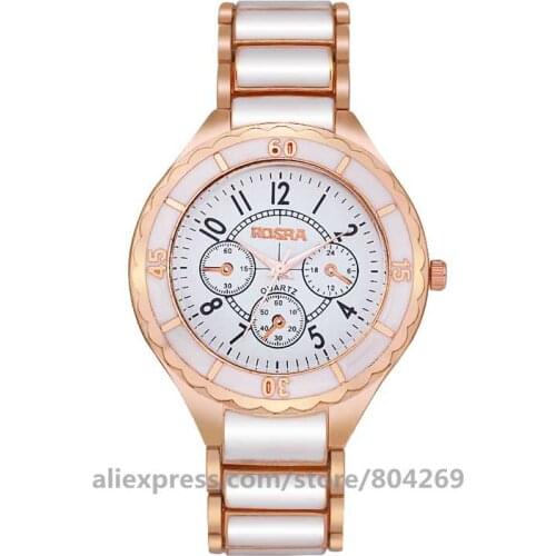 Wholesale Fashion Couples Watches Fashion Rosra 8686 Quartz Wristwatches Hot Sale Women Men Watch