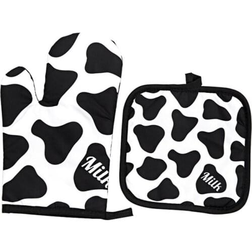 Microwave Oven Glove Heat Pad Anti-Scald High Temperature Oven Glove Kitchen Baking Tool