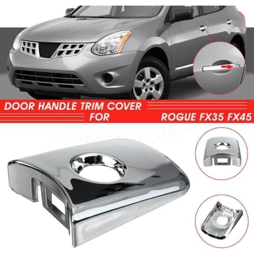 Front Left Outside Door Handle Trim with Keyhole Cover for Nissan Murano Rogue Infiniti FX35 FX45 80645CA000