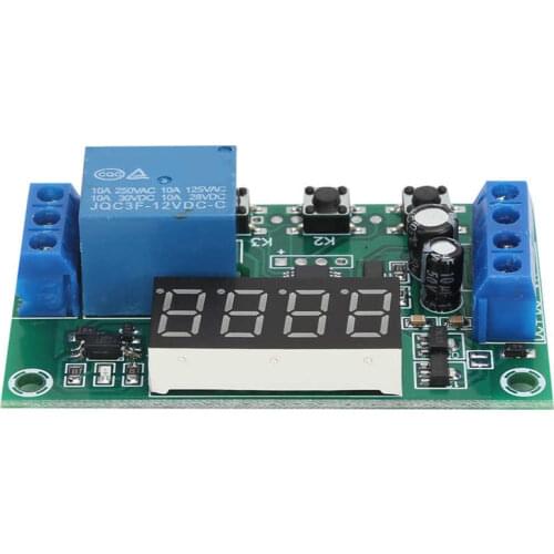 Relay Module Single Channel Cycle Trigger Delay Control Extension Board YYC-2S DC12V Electrical Supplies