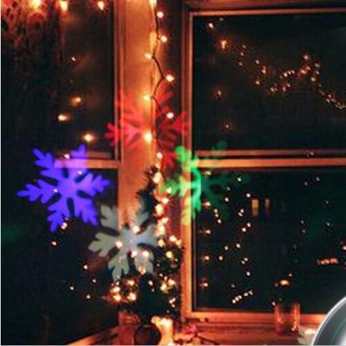 Christmas Party Decoration Snowflake Projection Lamp