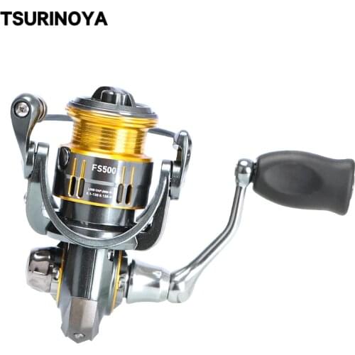 TSURINOYA FS500 Spinning Fishing Reel 5.2:1 10BB Drag Power 4kg Spinning Lure Reel Quality Ulitralight Saltwater 165g Lure Reel