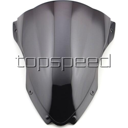 Motorcycle Windshield Windscreen For Kawasaki Ninja ZX10R 2016 2017 Black