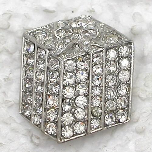 12pcs/lot Wholesale Brooch Rhinestone Small Gift Box Fashion Pin brooches Jewelry gift C101708