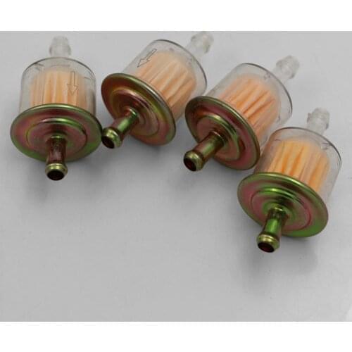 4pcs For CBR CRF Pit Dirt Bike Motorcycle Round Plastic Gas Fuel Filter
