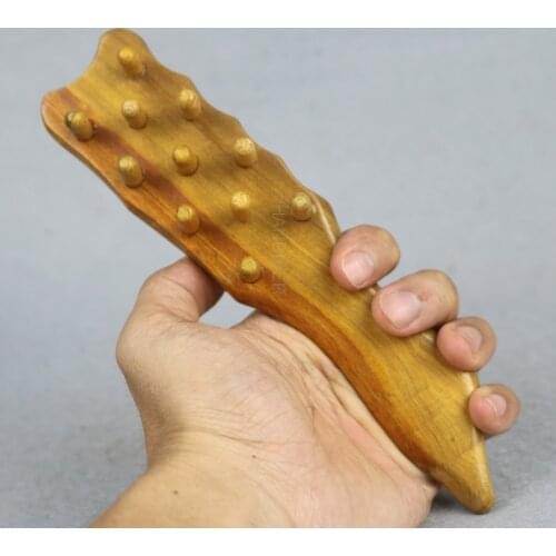 Aromatic-wood massager head massage comb point massage wooden massager abdomen head foot massager