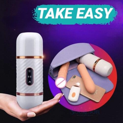 Wireless Remote Control Sex Machine Dildo Vibrator Automatic Female Masturbator Suction Cup Sex Machine Gun For Women Sex Toys