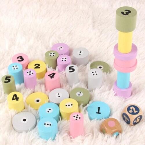 Wooden Building Blocks Digital Toys For Children Boys Learning Education Toy Building Blocks Construction Toys