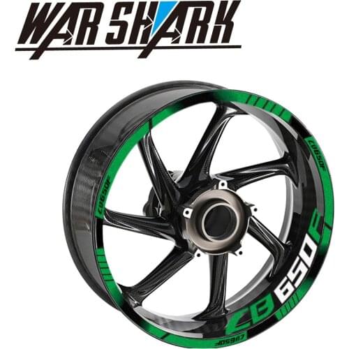 For Honda CB650F CB 650F CBR650F CBR 650 F Motorcycle Wheel Modified Decal Rim Waterproof Sticker Decorative Decals Reflective