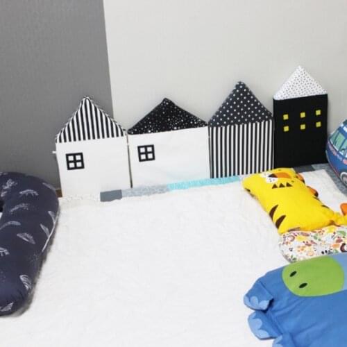 House Wall INS Doll Plush Sofa Bed Protection Enclosure Crib guardrail Safe Christmas Room Stuffed Toys Birthday Gift Pillow